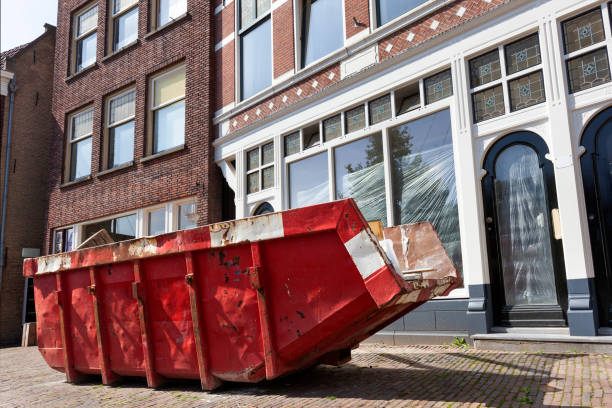 Large construction dumpster bin